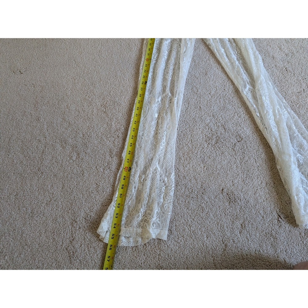 Minkpink Ivory White Lace Bodysuit Jumpsuit Size XS - Picture 11 of 13